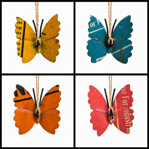 HANGING BUTTERFLY ORNAMENTS *NEW* AVAIL DEC 2026